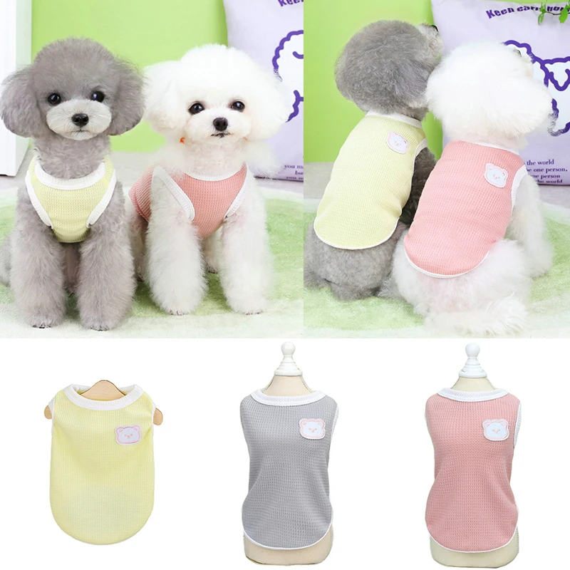 Summer Vest Puppy Dog Pet Clothes Breathable Thin Section Teddy Bear Small Medium Dog Dress Breathable Section Gift Waistcoat
Summer Vest Puppy Dog Pet Clothes Breathable Thin Section Teddy Bear Small Medium Dog Dress Breathable Section Gift Waistcoat