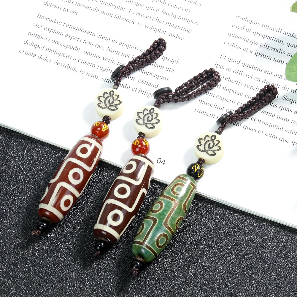 Creativity Tibet Nine Eyes Dzi Pendant Keychain Handmade Craft Lucky Auspicious Amulet Car Key Ring Bag Hanging Jewelry Gift
Creativity Tibet Nine Eyes Dzi Pendant Keychain Handmade Craft Lucky Auspicious Amulet Car Key Ring Bag Hanging Jewelry Gift