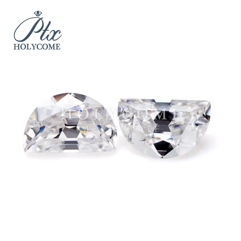 Holycome Moissanite Half Moon DEF VVS1 бесцветные незакрепленные драгоценные камни, заводской поставщик, тестер Moissanite GRA
Holycome Moissanite Half Moon DEF VVS1 бесцветные незакрепленные драгоценные камни, заводской поставщик, тестер Moissanite GRA