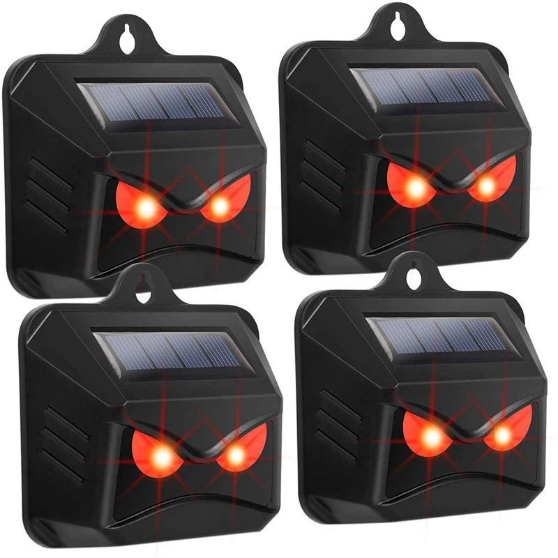 HOT-Nighttime Animal Deterrent Light Solar Powered Nocturnal Animal Repeller With Bright Strobe LED Lights (4 Pack)
HOT-Nighttime Animal Deterrent Light Solar Powered Nocturnal Animal Repeller With Bright Strobe LED Lights (4 Pack)
