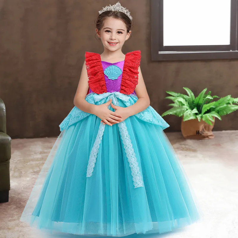 2022 New Girl Dress Carnival Long Dresses Kids Sleeveless Formal Mermaid Princess Dress Ball Gown Bow Cosplay Costume 3-10 Years
2022 New Girl Dress Carnival Long Dresses Kids Sleeveless Formal Mermaid Princess Dress Ball Gown Bow Cosplay Costume 3-10 Years