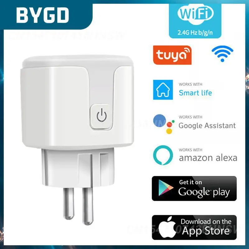 Electricity Statistics Wifi Plug Power Monitoring Wifi Socket Tuya Voice Control Smart Outlet Overcharge Protection Smart Socket 
Electricity Statistics Wifi Plug Power Monitoring Wifi Socket Tuya Voice Control Smart Outlet Overcharge Protection Smart Socket
