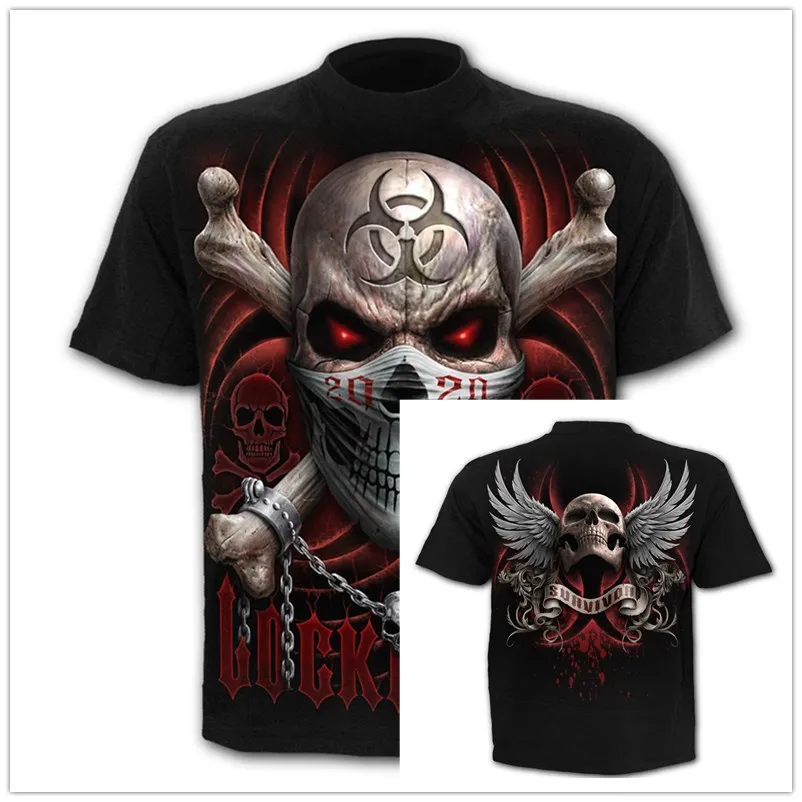 2021 New 3D Skull T-Shirt Punk Festival Rock T Shirt Men Printed Casual Tshirt O Neck Hip Hop Short Sleeve Plus-Size 6XL
2021 New 3D Skull T-Shirt Punk Festival Rock T Shirt Men Printed Casual Tshirt O Neck Hip Hop Short Sleeve Plus-Size 6XL