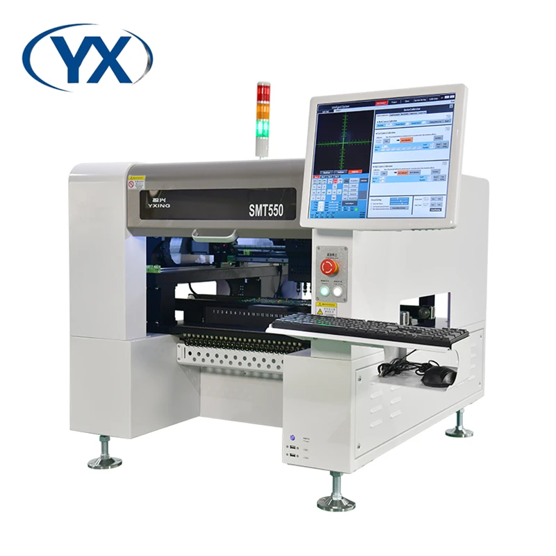 Stock in EU High Technology Pick Place Machine SMT550 With Conveyor For 0201 Industrial Equipments
Stock in EU High Technology Pick Place Machine SMT550 With Conveyor For 0201 Industrial Equipments