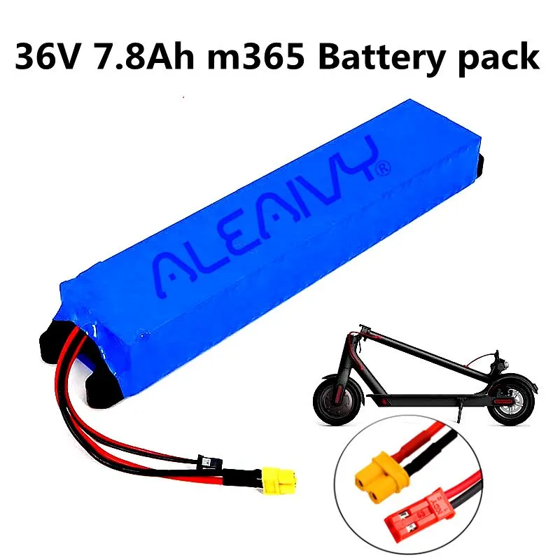 36V 7.8Ah 18650 lithium battery pack 10S3P 7800mah 250W-500W Same port 42V Scooter M365 ebike Power Battery with BMS
36V 7.8Ah 18650 lithium battery pack 10S3P 7800mah 250W-500W Same port 42V Scooter M365 ebike Power Battery with BMS