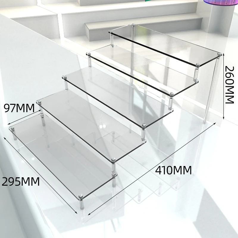 1-5 Layers 8 Colors Acrylic Ladder Display Stand Bubble Mart Handmade Toy Rack Blind Box Display Props Display Riser Organizer
1-5 Layers 8 Colors Acrylic Ladder Display Stand Bubble Mart Handmade Toy Rack Blind Box Display Props Display Riser Organizer