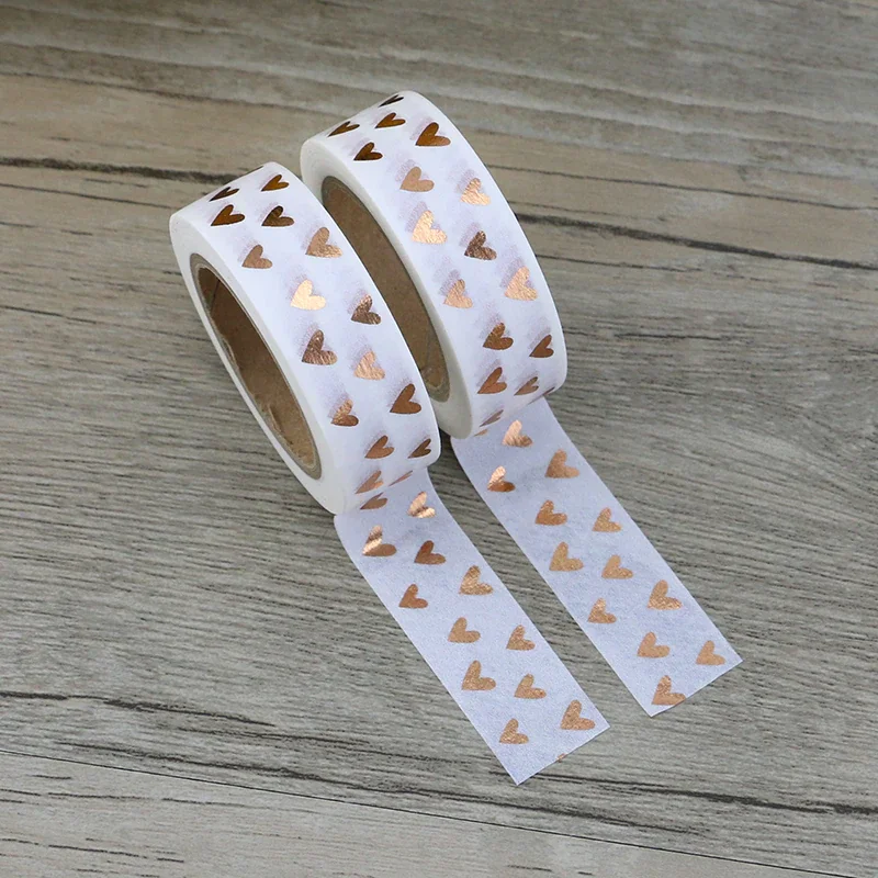 2022NEW Decorative Tapes Heart Foil Washi Tape Japanese Paper Kawaii Scrapbooking Tools Masking Tape Xmas Photo Album Diy
2022NEW Decorative Tapes Heart Foil Washi Tape Japanese Paper Kawaii Scrapbooking Tools Masking Tape Xmas Photo Album Diy