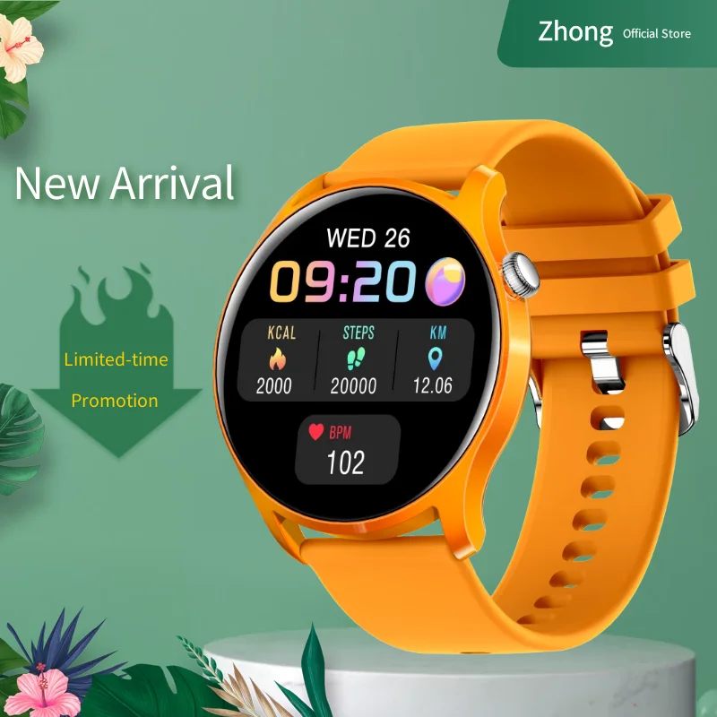 2022 New Round Full-color Large Touch Screen Smart Watch Music Sport Fitness Men Women Smart Watch Call Heart Rate Waterproof
2022 New Round Full-color Large Touch Screen Smart Watch Music Sport Fitness Men Women Smart Watch Call Heart Rate Waterproof