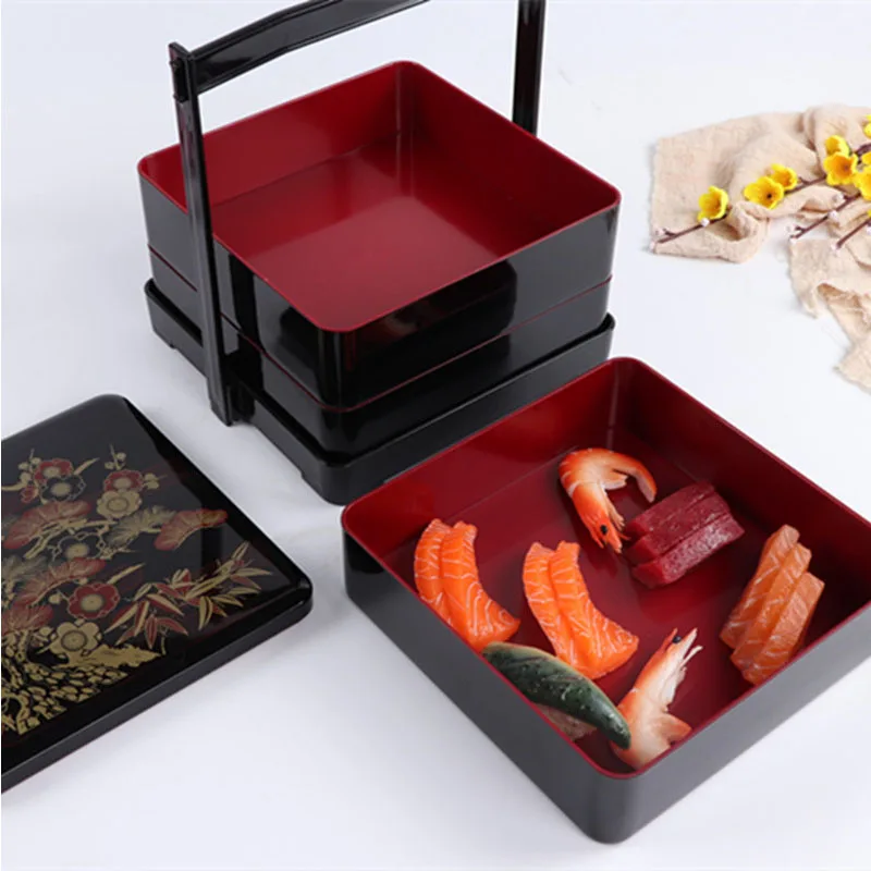 Three Layers Japanese Sushi Box Lunch Box Picnic Snack Box Fast Food Packages Bento Box Snack Packaging Box Candy Gift Lunch Box
Three Layers Japanese Sushi Box Lunch Box Picnic Snack Box Fast Food Packages Bento Box Snack Packaging Box Candy Gift Lunch Box