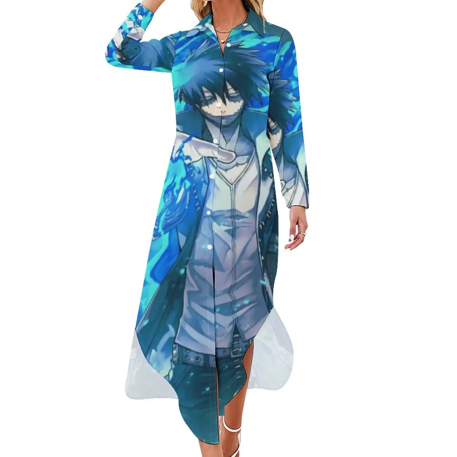 My Hero Academia Casual Dress Anime Dabi Print Aesthetic Dresses Long Sleeve Vintage Female V Neck Custom Oversize Chiffon Dress
My Hero Academia Casual Dress Anime Dabi Print Aesthetic Dresses Long Sleeve Vintage Female V Neck Custom Oversize Chiffon Dress