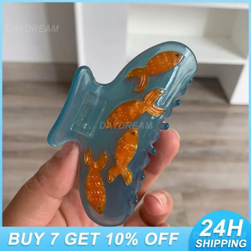 Back Of Head Clip Not Easy To Break Orange Fashion Hair Accessories Versatile Hair Accessory For Every Hair Type Large Gripper 
Back Of Head Clip Not Easy To Break Orange Fashion Hair Accessories Versatile Hair Accessory For Every Hair Type Large Gripper