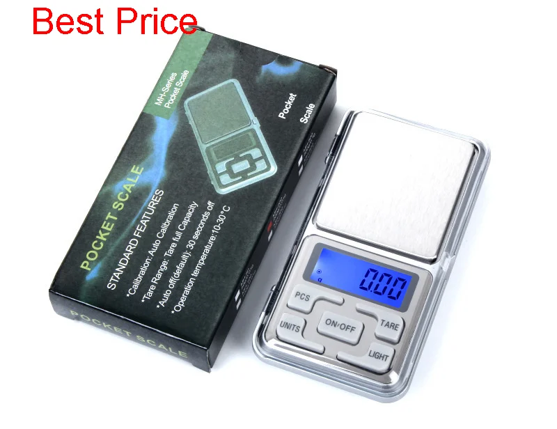 

50Pcs/lot 200g/300g/500g x 0.01g /0.1g/Mini Presicion Pocket Electronic Digital Scale for Gold Jewelry Balance Gram Scales