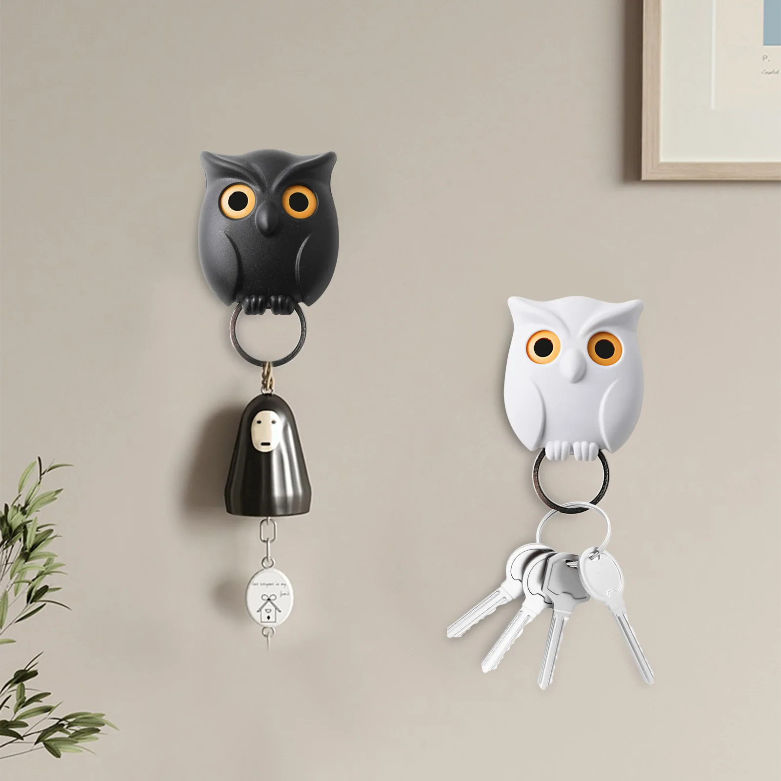 Cartoon Will Close Your Eyes And Open Your Eyes Owl Shape Keychain Free Punch Door Entrance Porch Viscose Wall Hanging Storage
Cartoon Will Close Your Eyes And Open Your Eyes Owl Shape Keychain Free Punch Door Entrance Porch Viscose Wall Hanging Storage