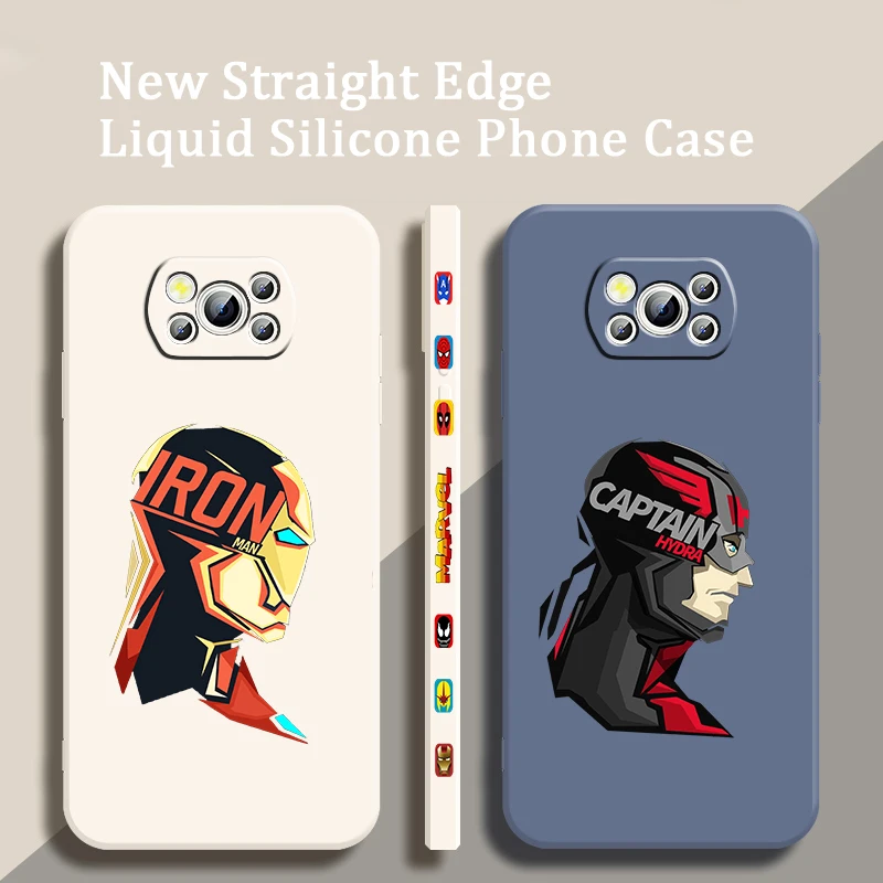 Marvel Hero Avengers Case For Xiaomi Mi Poco X4 X3 M4 M3 F4 F3 GT Pro NFC 5G Soft Liquid Left Rope Phone Cover
Marvel Hero Avengers Case For Xiaomi Mi Poco X4 X3 M4 M3 F4 F3 GT Pro NFC 5G Soft Liquid Left Rope Phone Cover