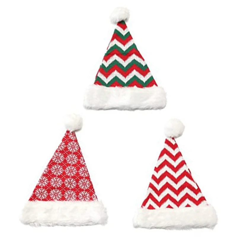 New Knitted Woolen Christmas Hat Christmas Thicken Plush Striped Hat Santa Claus Hat New Adult Christmas Hat Unisex
New Knitted Woolen Christmas Hat Christmas Thicken Plush Striped Hat Santa Claus Hat New Adult Christmas Hat Unisex