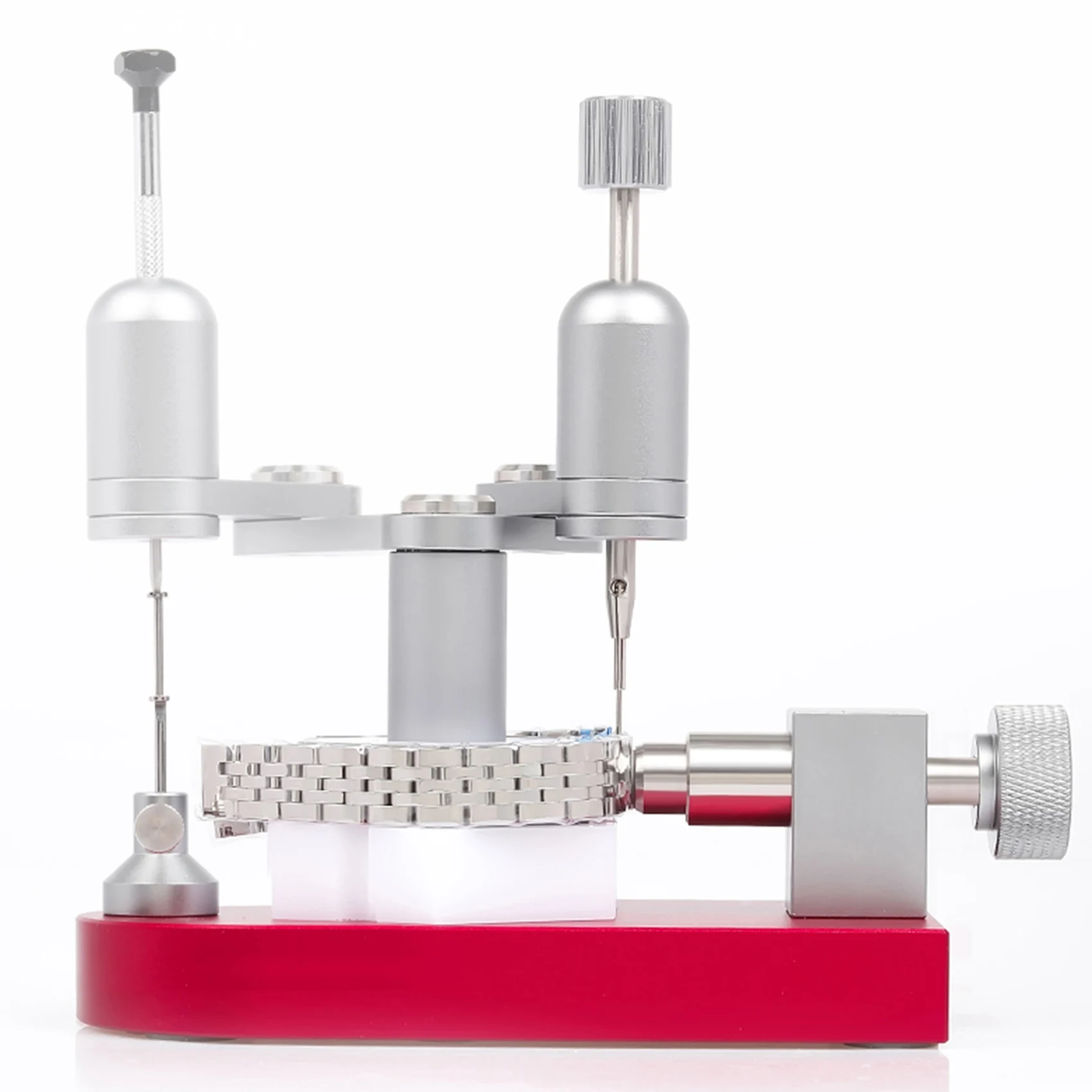 360-Degree Rotating Needle Removal Machine Watch Strap Adjuster Removal Watch Section Hairpin Bilateral Strap Screw 
360-Degree Rotating Needle Removal Machine Watch Strap Adjuster Removal Watch Section Hairpin Bilateral Strap Screw