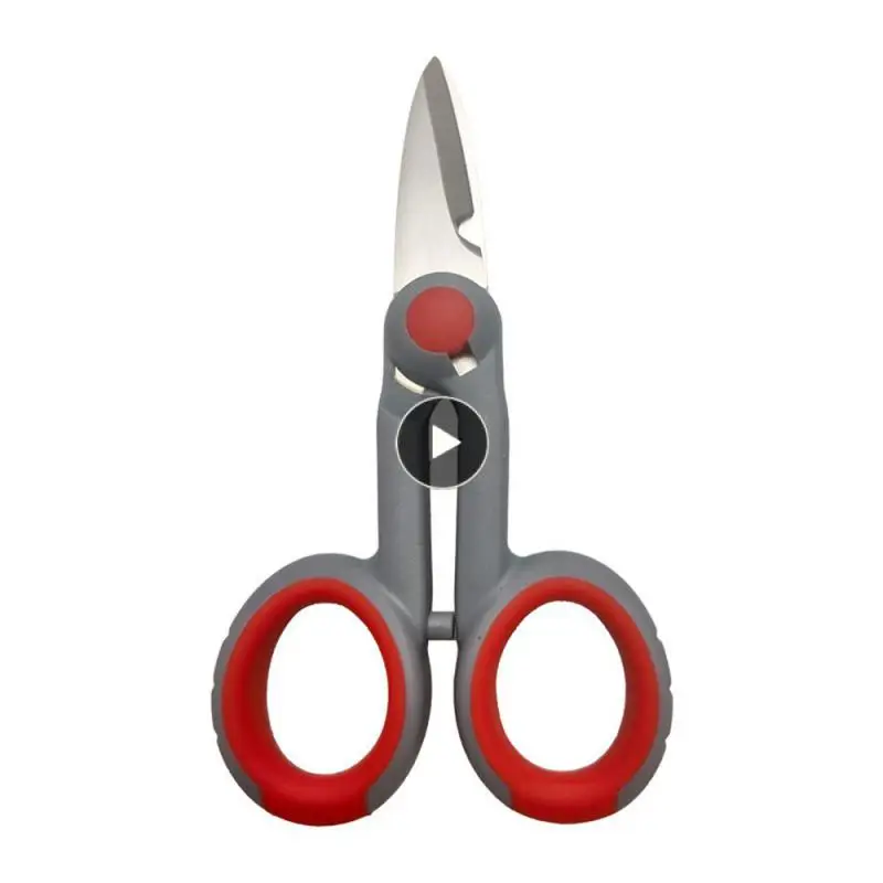 Electrician Stripping Scissors Non-slip Straight Head Cutter Clipper Manual Multifunctional Fishing Accessories Stainless Steel
Electrician Stripping Scissors Non-slip Straight Head Cutter Clipper Manual Multifunctional Fishing Accessories Stainless Steel