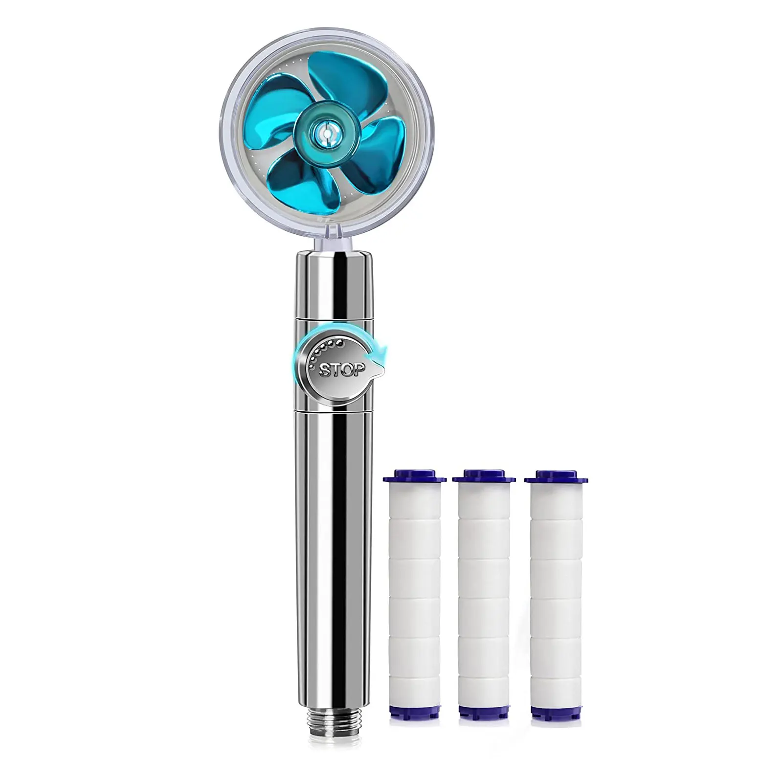 Handheld Rotatable Cleaning Tool Adjustable Shower Head High Pressure 360 Degree With 3 Filters Water Saving Ergonomic Design
Handheld Rotatable Cleaning Tool Adjustable Shower Head High Pressure 360 Degree With 3 Filters Water Saving Ergonomic Design