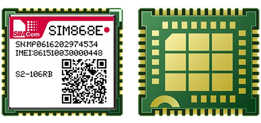

SIMCOM SIM868E GSM/GPRQuad-Band GSM/GPRS+GNSS Module combines GNSS GPS GLONASS BDS technology for satellite navigation BT4.0