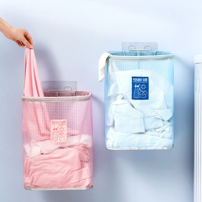 Wall Mounted Breathable Laundry Basket Foldable Dirty Clothes Basket Bathroom Clothes Sorting Storage Baskets Laundry Organizer
Wall Mounted Breathable Laundry Basket Foldable Dirty Clothes Basket Bathroom Clothes Sorting Storage Baskets Laundry Organizer