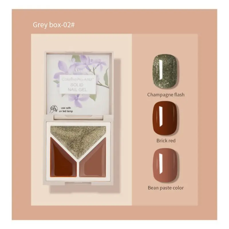 Solid Cream Gel Nail Polish 3 In 1 Color Canned Summer Pudding Gel Soak Off UV LED Semi Permanent DIY Painting Nail Art Design
Solid Cream Gel Nail Polish 3 In 1 Color Canned Summer Pudding Gel Soak Off UV LED Semi Permanent DIY Painting Nail Art Design