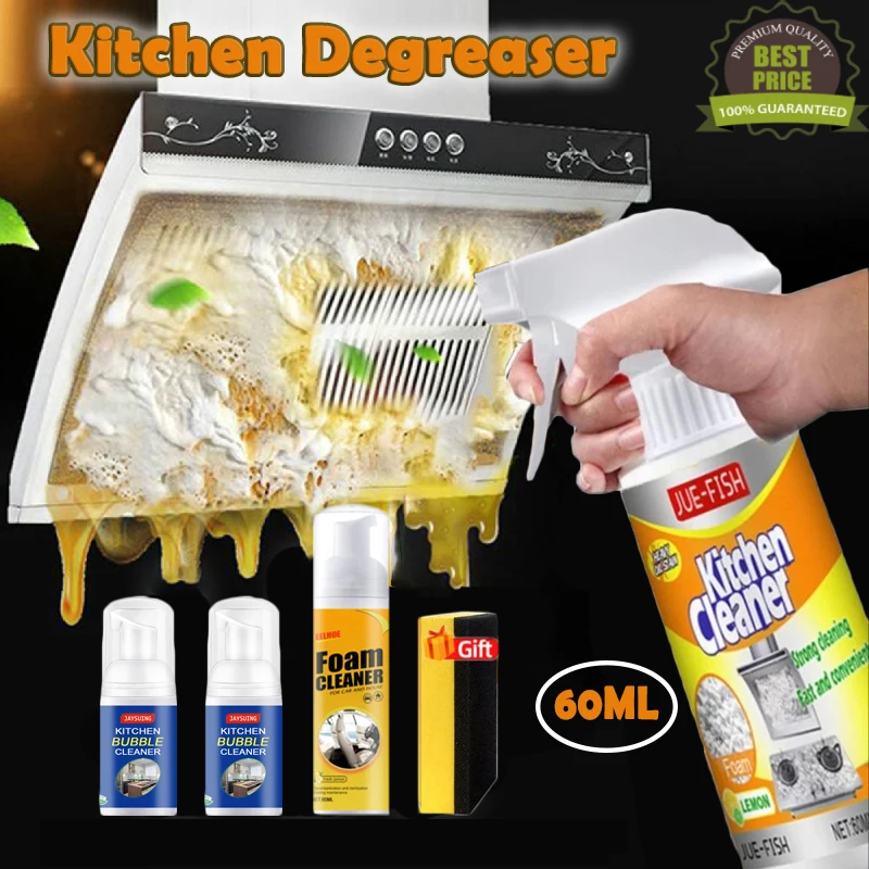 Multifunctional Household Kitchen Cleaner All-Purpose Bubble Cleaner Best Natural Cleaning Product Safety Foam Cleaner 60ml
Multifunctional Household Kitchen Cleaner All-Purpose Bubble Cleaner Best Natural Cleaning Product Safety Foam Cleaner 60ml