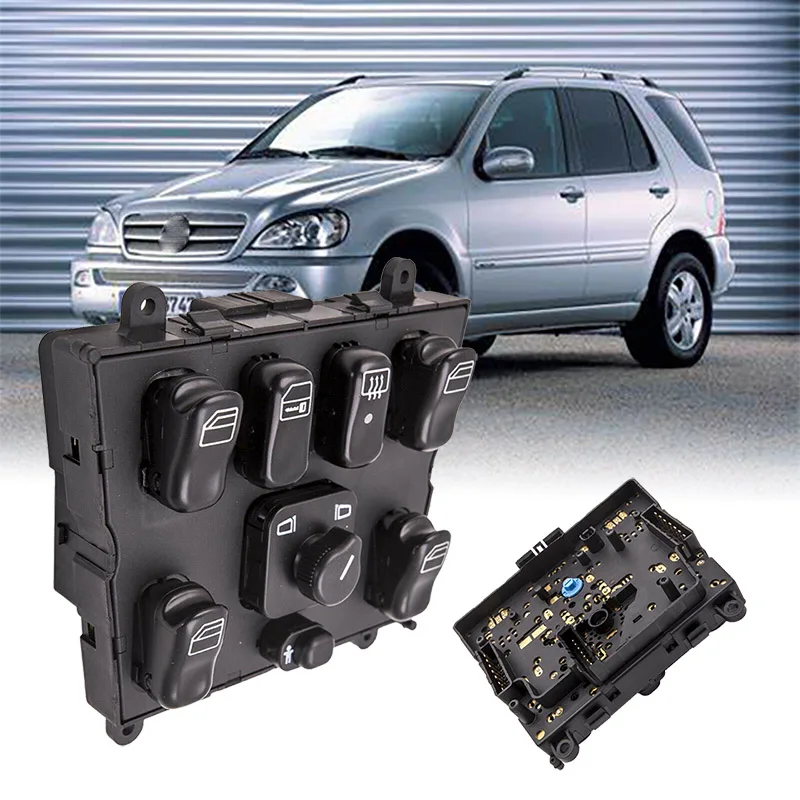 New 1638206610 A1638206610 Power Window Master Switch For 1998-2005 Mercedes-Benz ML320 W163 ML400 ML430 ML500 A 163 820 6610
New 1638206610 A1638206610 Power Window Master Switch For 1998-2005 Mercedes-Benz ML320 W163 ML400 ML430 ML500 A 163 820 6610