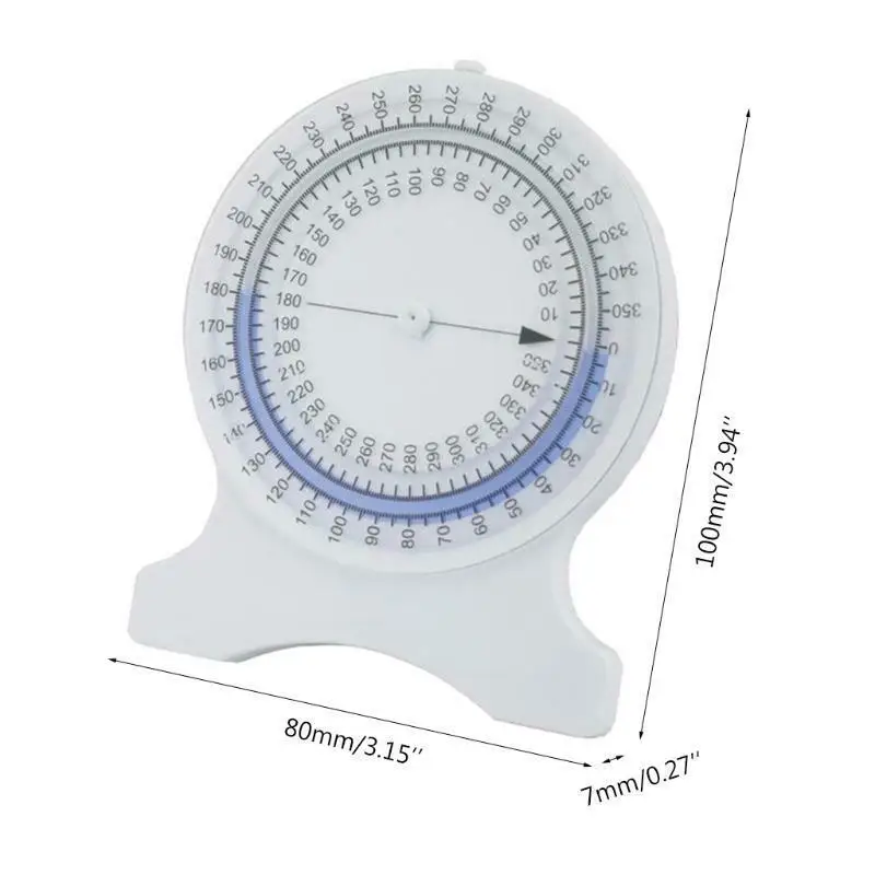 0-360° Slope Bubble Inclinometer For Physical Therapy Inclinometer Angle Finder High Accuracy Measuring Slope Level Meter
0-360° Slope Bubble Inclinometer For Physical Therapy Inclinometer Angle Finder High Accuracy Measuring Slope Level Meter