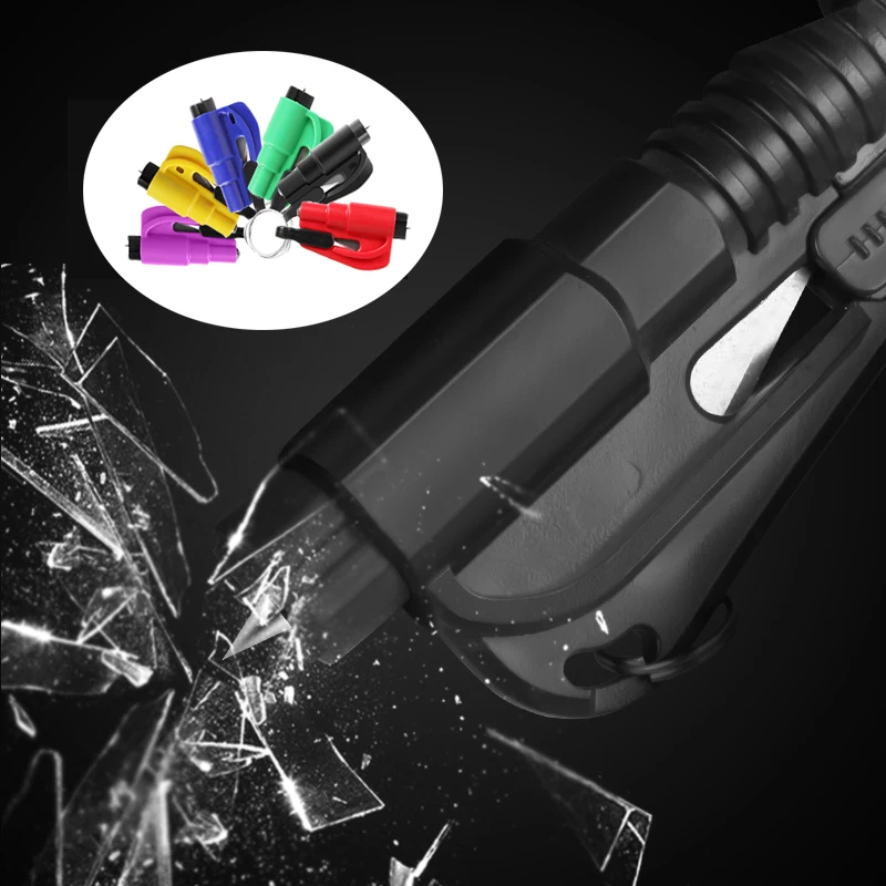 Portable Car Safety Hammer Spring Type Escape Hammer Window Breaker Punch Seat Belt Cutter hammer Key Chain emergency survival
Portable Car Safety Hammer Spring Type Escape Hammer Window Breaker Punch Seat Belt Cutter hammer Key Chain emergency survival