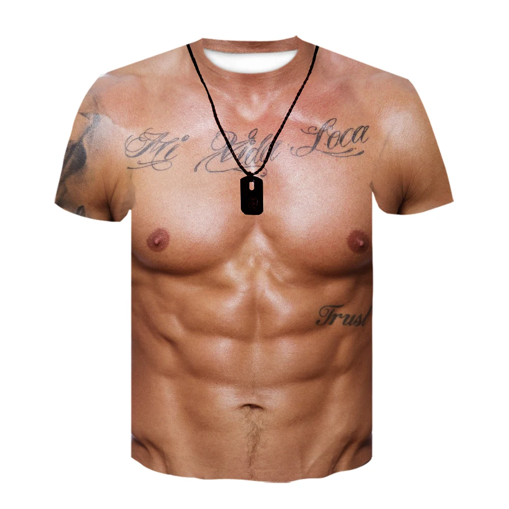 T-Shirt manches courtes homme, estival et surdimensionné avec motif de chair imprimé en 3D, streetwear à la mode
T-Shirt manches courtes homme, estival et surdimensionné avec motif de chair imprimé en 3D, streetwear à la mode