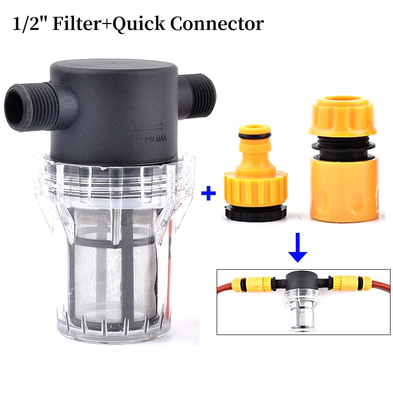 1/2'' Garden Watering Filter Irrigation System Impurity Prefilter Aquaculture Home Water Pipe Filter Aquarium Fish Tank Filters
1/2'' Garden Watering Filter Irrigation System Impurity Prefilter Aquaculture Home Water Pipe Filter Aquarium Fish Tank Filters