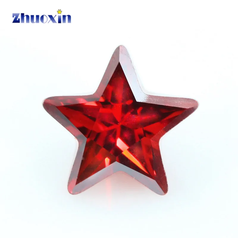 Size 4x4~10x10mm Garnet Star Shape 5A CZ Stone Synthetic Gems Cubic Zirconia For Jewelry
Size 4x4~10x10mm Garnet Star Shape 5A CZ Stone Synthetic Gems Cubic Zirconia For Jewelry