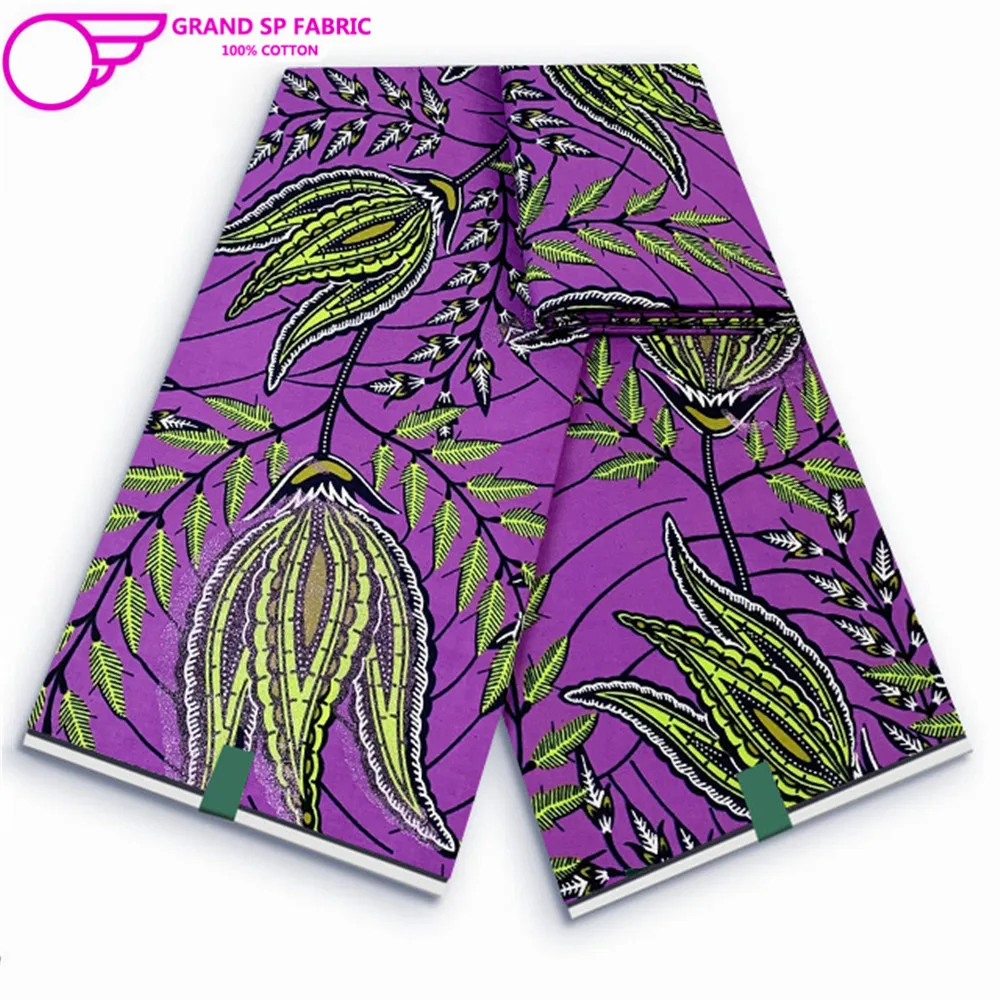 Grand Super Fabric 100% Cotton African Wax Fabric High Quality Wax Ankara Print Fabric For Sewing 6yards Women Dress Fabric VL94
Grand Super Fabric 100% Cotton African Wax Fabric High Quality Wax Ankara Print Fabric For Sewing 6yards Women Dress Fabric VL94