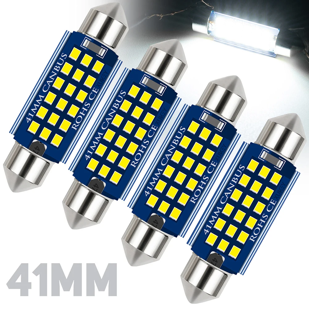 4pcs 41mm 578 212-2 CANBUS Dome Map Light White LED Festoon Bulb Interior Lamp Xenon White 6000K Car Lights Reading Lamp
4pcs 41mm 578 212-2 CANBUS Dome Map Light White LED Festoon Bulb Interior Lamp Xenon White 6000K Car Lights Reading Lamp