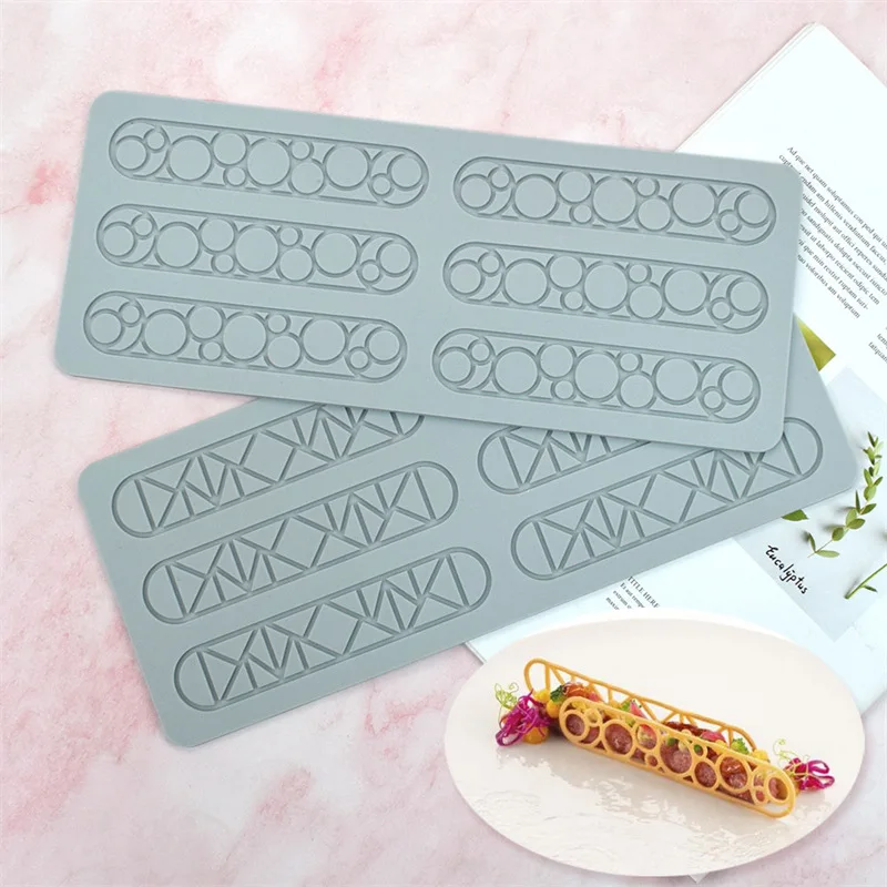 Geometric Circle Triangle Food Grade Silicone Mat Mould Baking Flower Mold Rose Jewelry Flower Lace Chocolate Mold Cake Border
Geometric Circle Triangle Food Grade Silicone Mat Mould Baking Flower Mold Rose Jewelry Flower Lace Chocolate Mold Cake Border