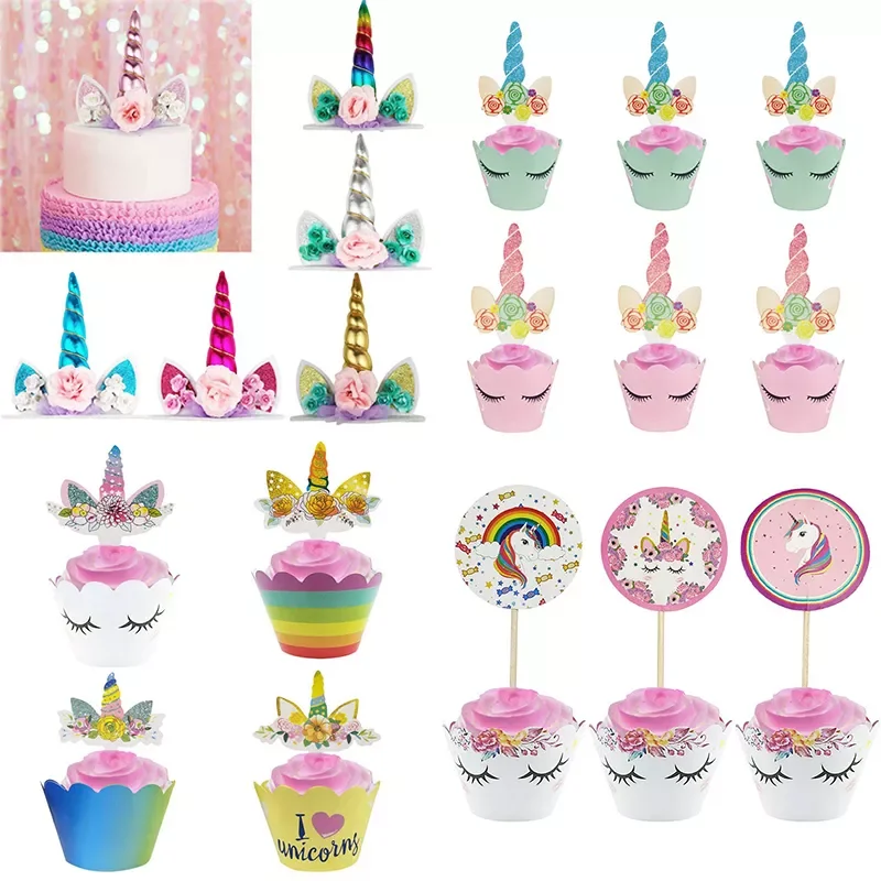 Unicorn Cupcake Wrappers Cake Topper Unicorn Birthday Party Cake Decorations Kids Baby Shower Unicorn Party Supplies
Unicorn Cupcake Wrappers Cake Topper Unicorn Birthday Party Cake Decorations Kids Baby Shower Unicorn Party Supplies