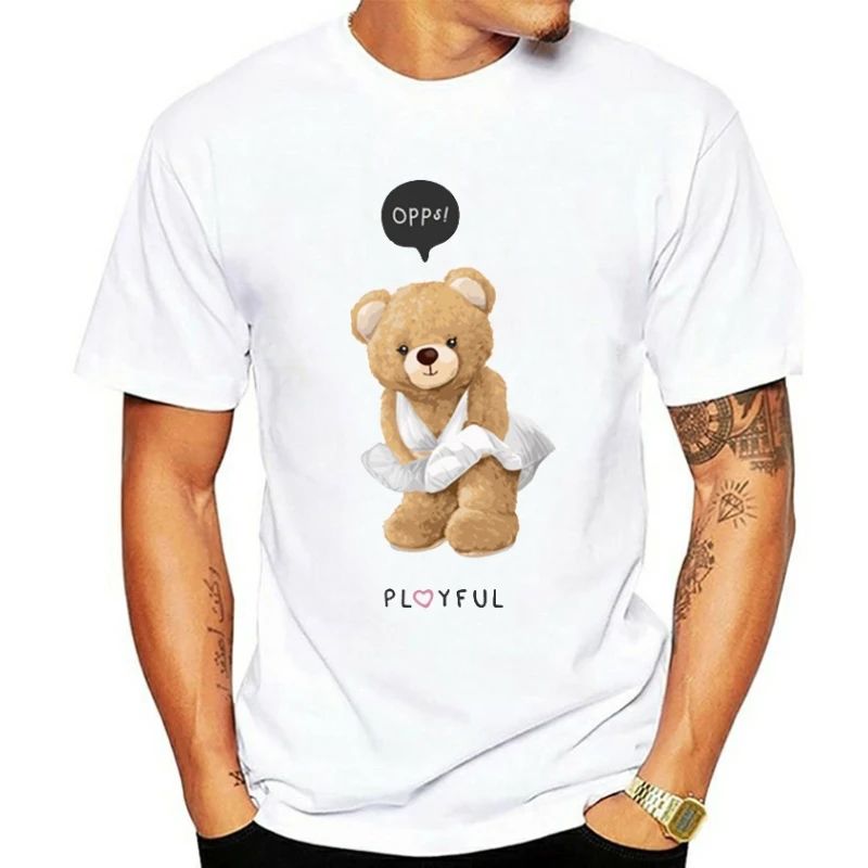 Graphic T-shirt T-shirt Top Fashion Women's Little Bear Print Cute 90's Short Sleeve Print T-shirt Summer Spring Print Clothing 
Graphic T-shirt T-shirt Top Fashion Women's Little Bear Print Cute 90's Short Sleeve Print T-shirt Summer Spring Print Clothing