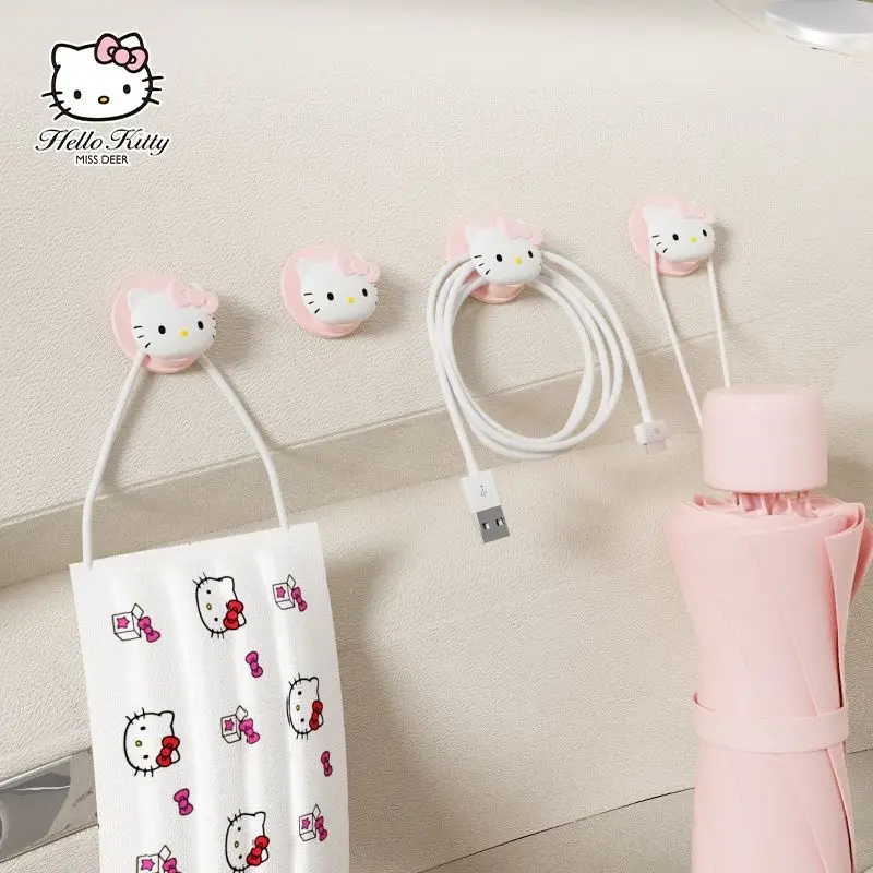 4Pcs/set Sanrios Hello Kittys Car Hooks Organizer Storage Hanger for Usb Cable Mask Key Car Accessory Car Adhesive Hook Hanger
4Pcs/set Sanrios Hello Kittys Car Hooks Organizer Storage Hanger for Usb Cable Mask Key Car Accessory Car Adhesive Hook Hanger