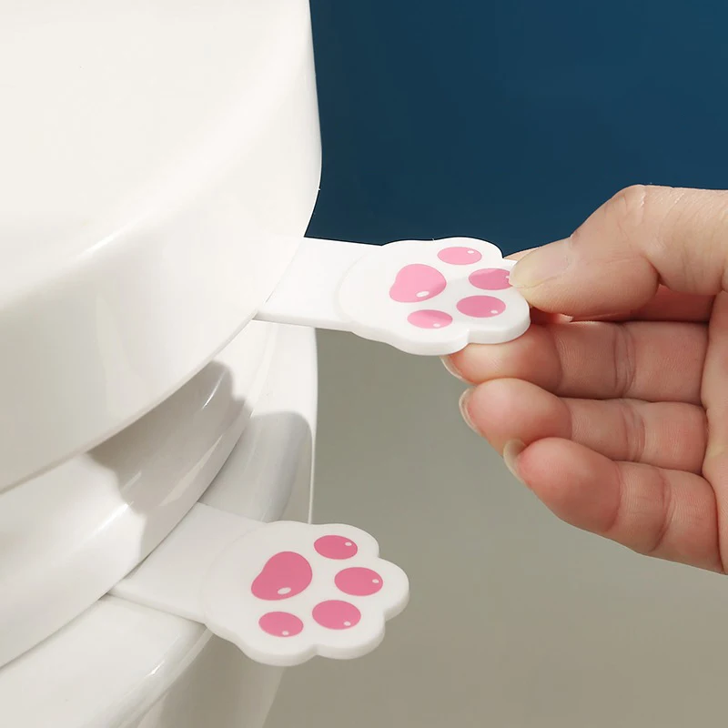 Cute Cartoon Toilet Lid Lifter Creative Cat Claw Shape Toilet Handle Plastic Convenient Clamshell Opener Bathroom Home Supply
Cute Cartoon Toilet Lid Lifter Creative Cat Claw Shape Toilet Handle Plastic Convenient Clamshell Opener Bathroom Home Supply