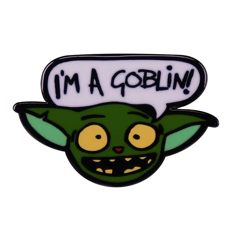 I'm Goblin Funny Humanoid Animals Cartoon Metal Enamel Backpack Bag Lapel Badge Brooch Pin
I'm Goblin Funny Humanoid Animals Cartoon Metal Enamel Backpack Bag Lapel Badge Brooch Pin