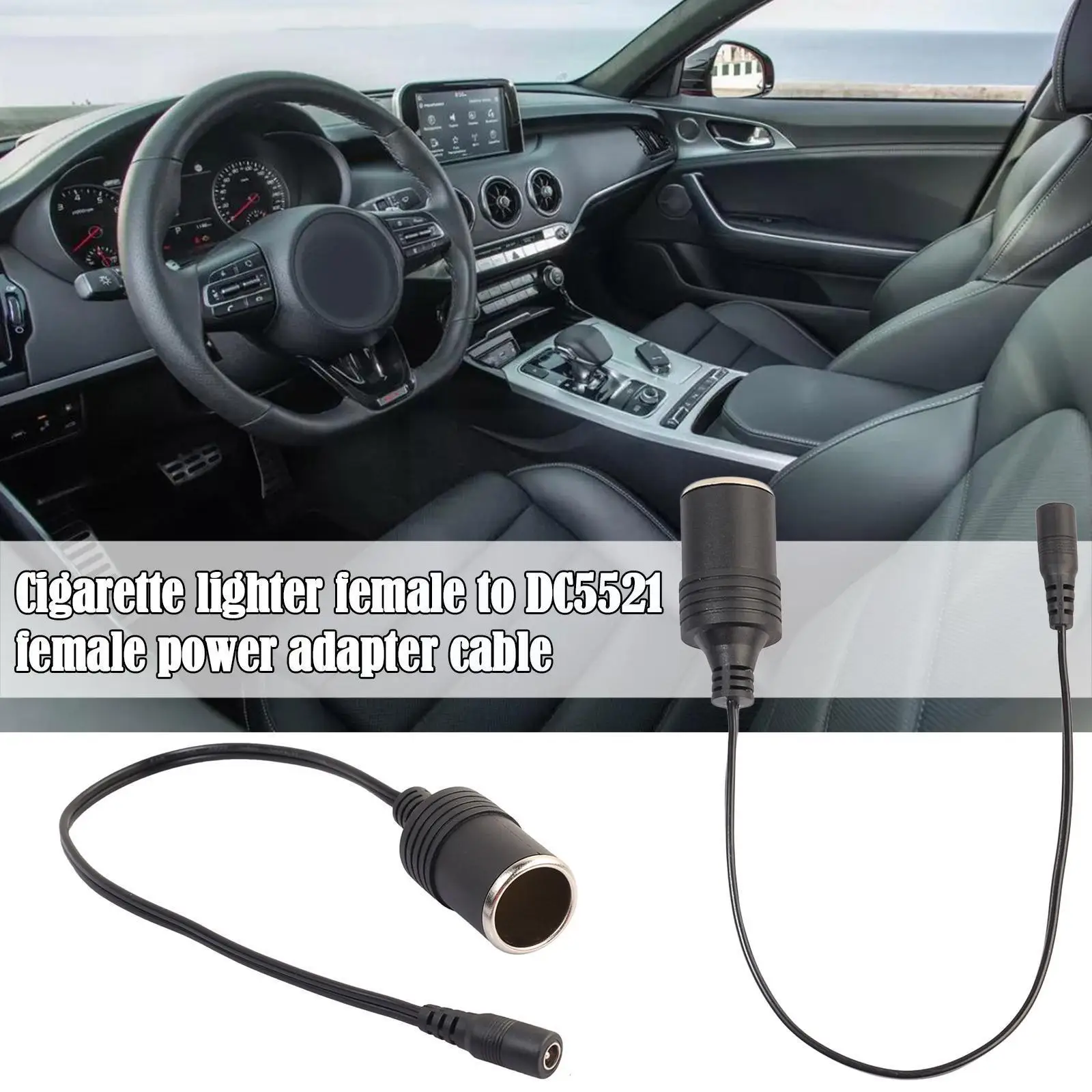12v 24v Car Auto Cigarette Lighter Female Socket Base To 5.5x2.1mm Plug Cable For Car Charger Car Auto Interior Accessor H2h1
12v 24v Car Auto Cigarette Lighter Female Socket Base To 5.5x2.1mm Plug Cable For Car Charger Car Auto Interior Accessor H2h1