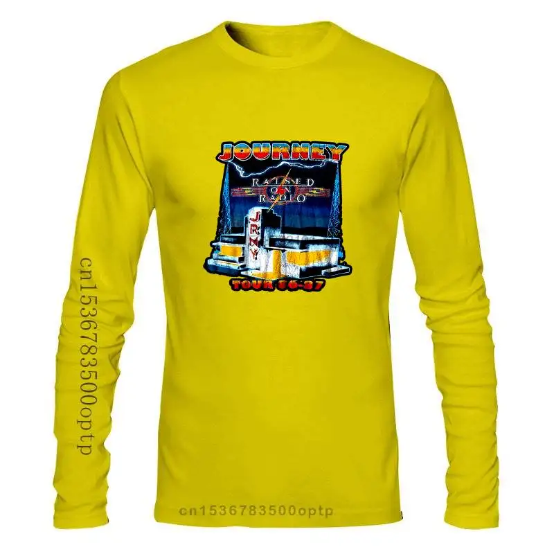 Man Clothing New Latest Fashion Journey Vintage Raised On Radio Tour Double Dye T-Shirt Summer Style T Shirt
Man Clothing New Latest Fashion Journey Vintage Raised On Radio Tour Double Dye T-Shirt Summer Style T Shirt