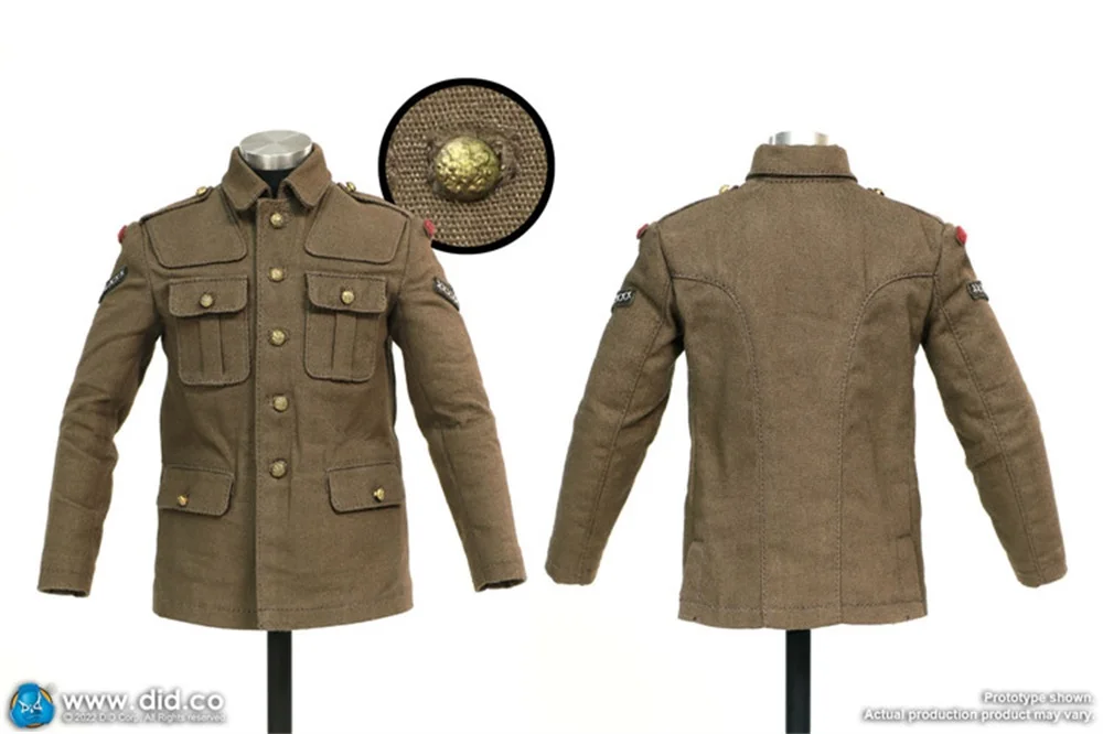 1/6 DID B11013 WWI Military The British Infantry Soldier Tom Battle Uniform Dress Suit with Medals Hand Fit 12" Action Collect
1/6 DID B11013 WWI Military The British Infantry Soldier Tom Battle Uniform Dress Suit with Medals Hand Fit 12" Action Collect