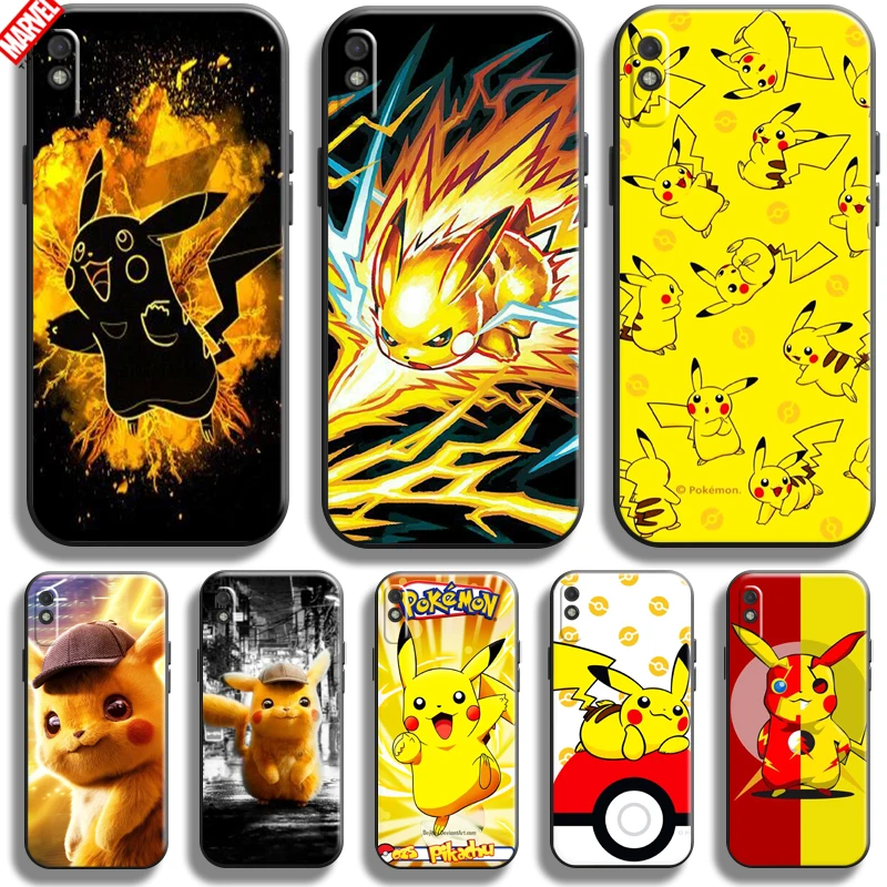 Anime Pokemon Cute Pikachu For Xiaomi Redmi 9A 9AT Phone Case Soft Coque Back Black Liquid Silicon Funda
Anime Pokemon Cute Pikachu For Xiaomi Redmi 9A 9AT Phone Case Soft Coque Back Black Liquid Silicon Funda