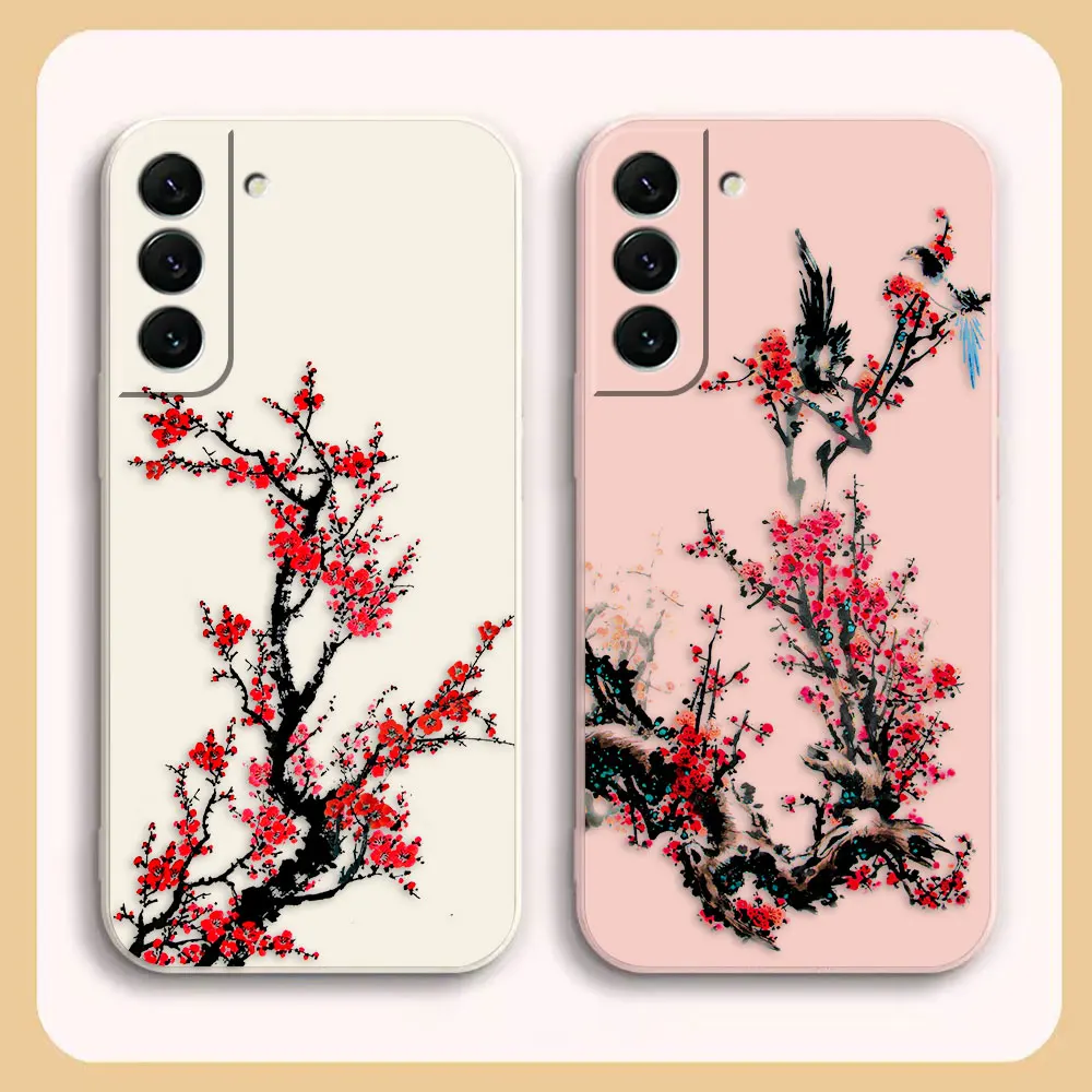 Case For Samsung Galaxy S23 S21 S20 FE S11 S11E S10 S9 Ultra Plus 4G 5G Liquid silicone Case Pretty Plum Blossom
Case For Samsung Galaxy S23 S21 S20 FE S11 S11E S10 S9 Ultra Plus 4G 5G Liquid silicone Case Pretty Plum Blossom
