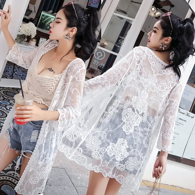Summer New Shawl Short Coat Women's Thin Cardigan Air-conditioning Shirt Beach Sunscreen Clothing Women's Jacket
Summer New Shawl Short Coat Women's Thin Cardigan Air-conditioning Shirt Beach Sunscreen Clothing Women's Jacket
