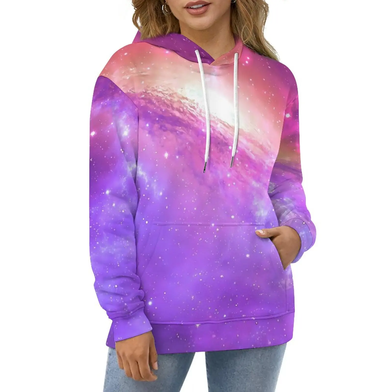 Purple Galaxy Hoodies Winter Colorful Print Korean Fashion Oversized Pullover Hoodie Long Sleeve Cute Custom Casual Sweatshirts 
Purple Galaxy Hoodies Winter Colorful Print Korean Fashion Oversized Pullover Hoodie Long Sleeve Cute Custom Casual Sweatshirts