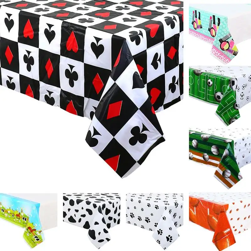 137*247cm Disposable Waterproof Table Covers Thicken Party Banquet Table Protector Multi-pattern Home Decoration Tablecloth
137*247cm Disposable Waterproof Table Covers Thicken Party Banquet Table Protector Multi-pattern Home Decoration Tablecloth