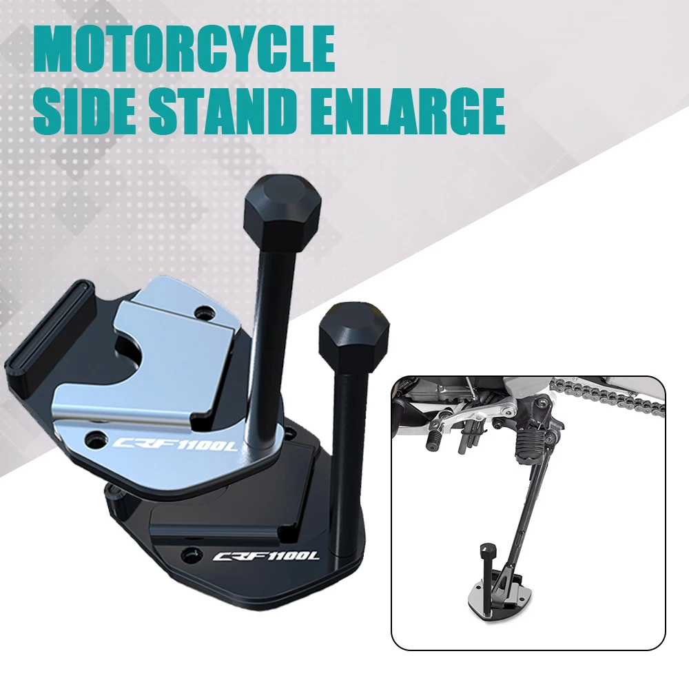 MOTO Kickstand Foot Side Stand Extension Pad Support Plate For Honda CRF1100L AFRICA TWIN Adventure/ADV Sports DCT 2020 - 2023
MOTO Kickstand Foot Side Stand Extension Pad Support Plate For Honda CRF1100L AFRICA TWIN Adventure/ADV Sports DCT 2020 - 2023