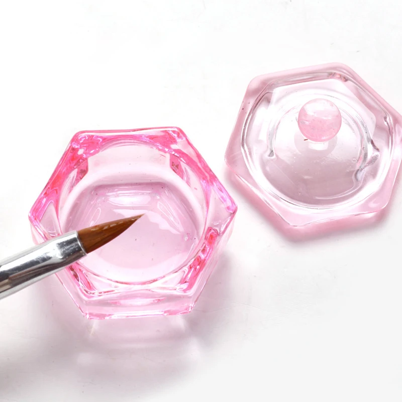 1Pc Rainbow Crystal Pink Crystal Clear Acrylic Liquid Dish Dappen Dish Glass Cup Nail Art Tool 2 Styles
1Pc Rainbow Crystal Pink Crystal Clear Acrylic Liquid Dish Dappen Dish Glass Cup Nail Art Tool 2 Styles